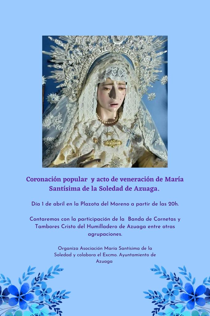 31 03 Coronación popular y acto de veneración de María Stma de la